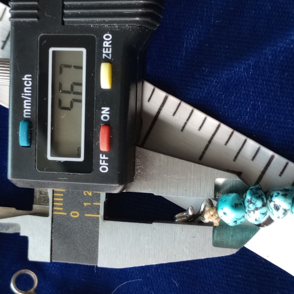 Vintage Turquoise Nugget & Coral Necklace 17.5" Long - Picture 11 of 15